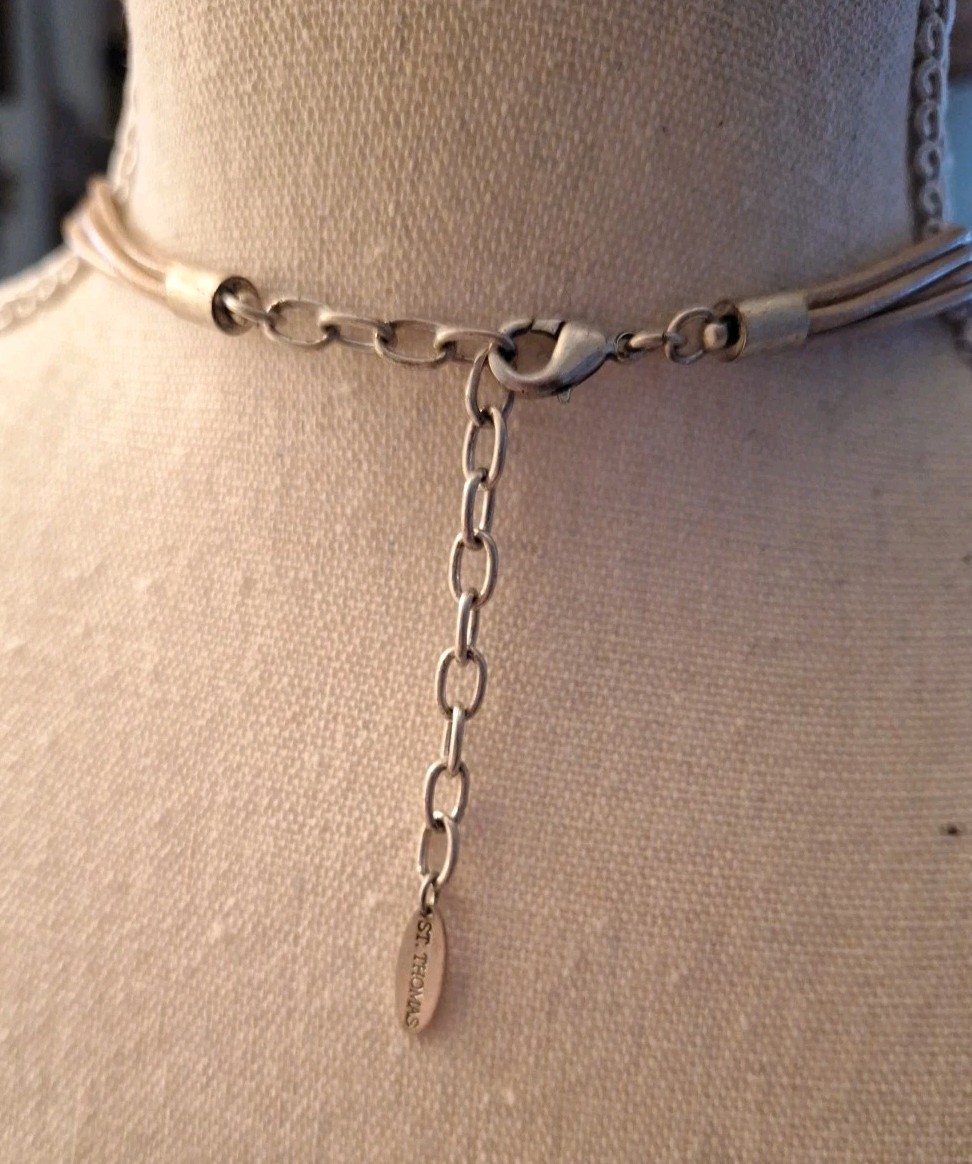 St Thomas Vibrant Nautical Theme Statement Neckla… - image 4