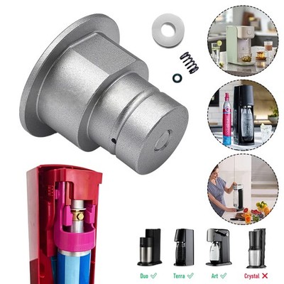 Adapter für CO2 Zylinder mit Gewinde zu QuickConnect SodaStream Wassersprudler