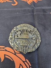 Republic of Vietnam Service Belt Buckle 1962-1975 MACV Serial  1074 1982