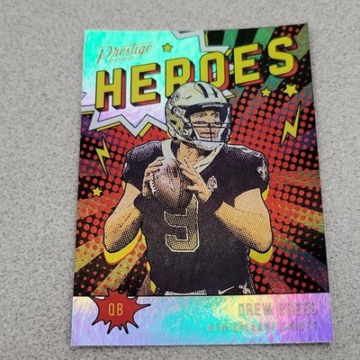 2020 Panini Prestige #HE-DB Drew Brees Heroes