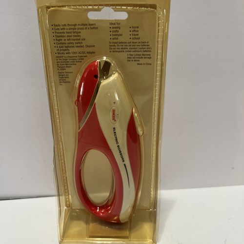 Singer Battery Powered Fabric Electric Scissors Model 80596 NOS New Sealed - Picture 4 of 4