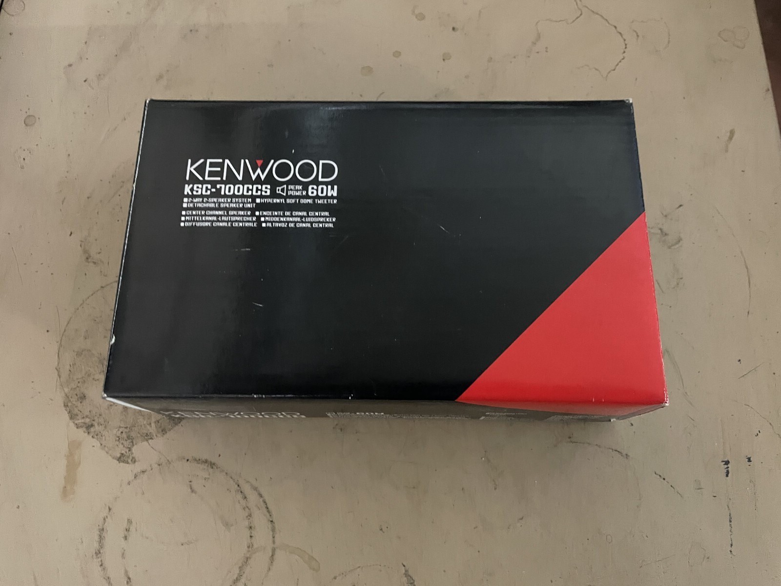 Kenwood KSC-700CCS Old School Car Stereo Center Channel  Spe