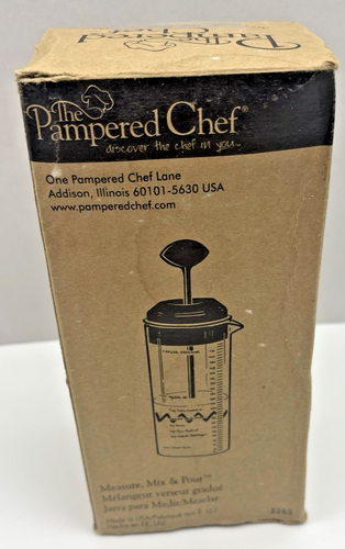Condimento per insalata Pampered Chef Mix & Pour 2265 RITIRATO - Foto 9 di 13