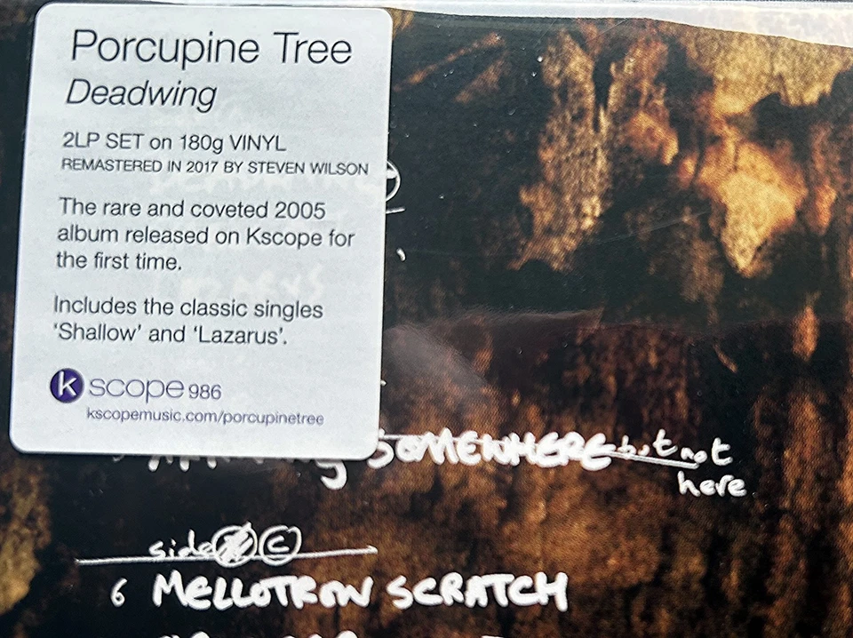 PORCUPINE TREE - DEADWING 2018 KSCOPE 986 NEAR MINT EU 180g REISSUE STEVE WILSON - Image 2 of 4