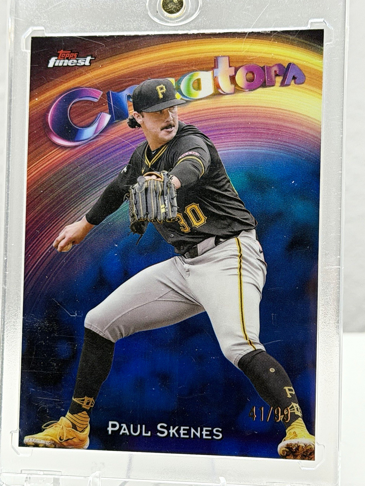 2025 Finest - Creators Paul Skenes #C-14 Blue Refractor /99