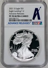 2021 S PROOF AMERICAN SILVER EAGLE TYPE 2 NGC PF70 ULTRA CAMEO ADVANCED RELEASES