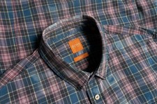 Men Hugo Boss Shirt Multicolor Cotton 40 /L / 48