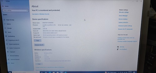 Sony Vaio VPCCW26FX Laptop PCG 61411L Win 10 120g SSD 4gb ram *NO CHARGER* - Picture 19 of 19