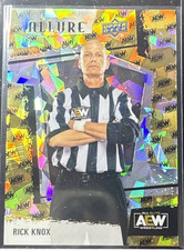 2022 AEW Upper Deck Allure Rick Knox #96 AEW Logo Refractor 16/299