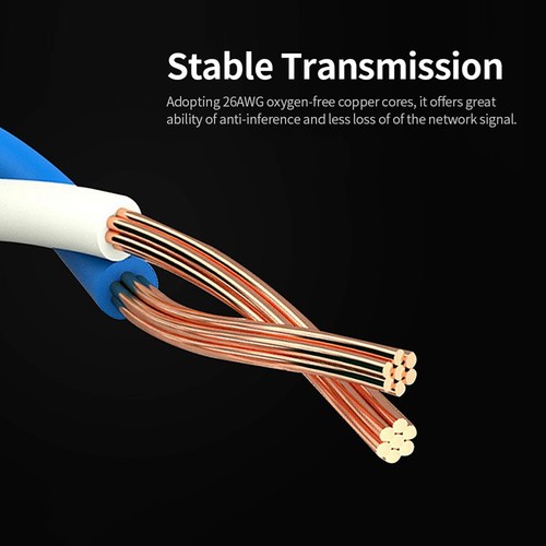 1m Cat8 Ethernet Cable High Speed Network Cable 40Gbps 2000Mhz/ Shielded Tw GDB - Photo 7/11