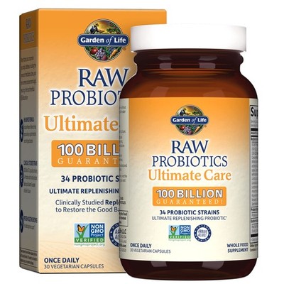 Garden of Life Raw Probiotics Ultimate Care - 100 30 Count (Pack 1), N/a