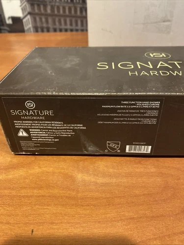 Signature Hardware 2.5 GPM Multi-Function Hand Shower Chrome SH441156CP New - Picture 6 of 7