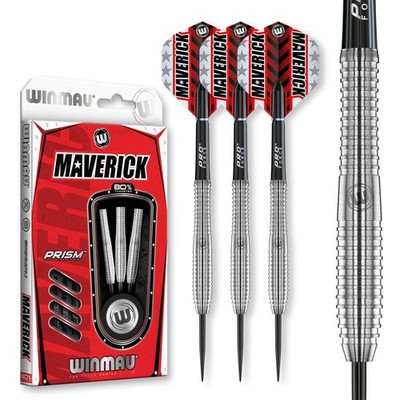 Maverick 25 Gramm Profi Stahlspitze Wolfram Dartpfeile mit Flüge und Stiele W...