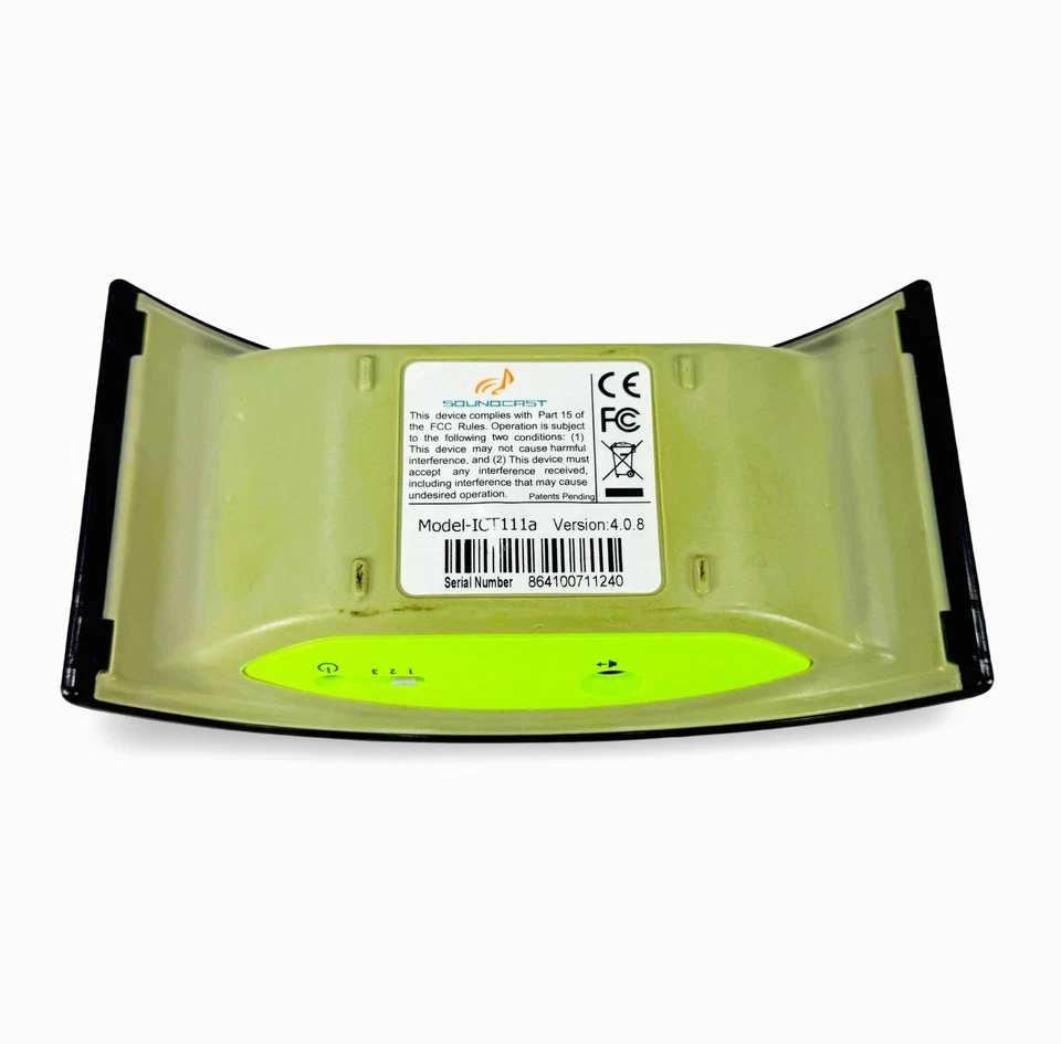 Soundcast iCast Wireless Transmitter Replacement Base 2.4GHz ICT111A With Cord - Image 4 of 4