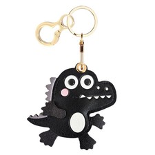 Leather Keychain Holder Case Compatible with AirTag,Cute Protective Cover wit...