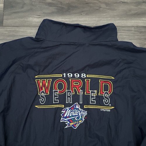 Chaqueta De Colección Logo 7 New York Yankees Para Hombre XL Azul 1998 Serie Mundial Campeones - Imagen 5 de 7