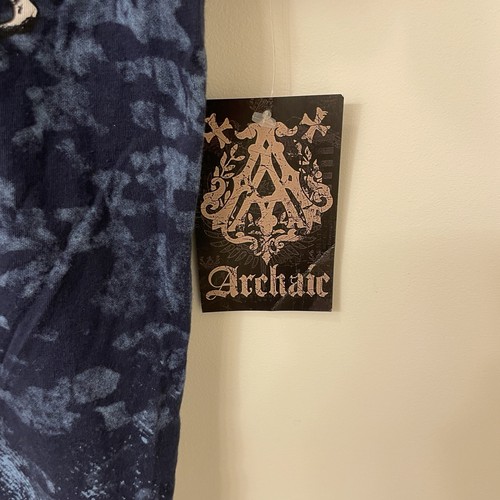 Archaic by Affliction Herren T-Shirt Helix Pacific Blue L, Neu Mit Etikett - Bild 3 von 15