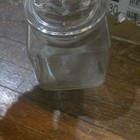 Clear Glass Square 2 qt Canister Jar w/ Starburst Lid, 1 Count, 7 in Tall — photo 3