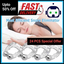 24 PCS Silicone Magnetic Anti Snore Stop Snoring Nose Clip 50 OFF