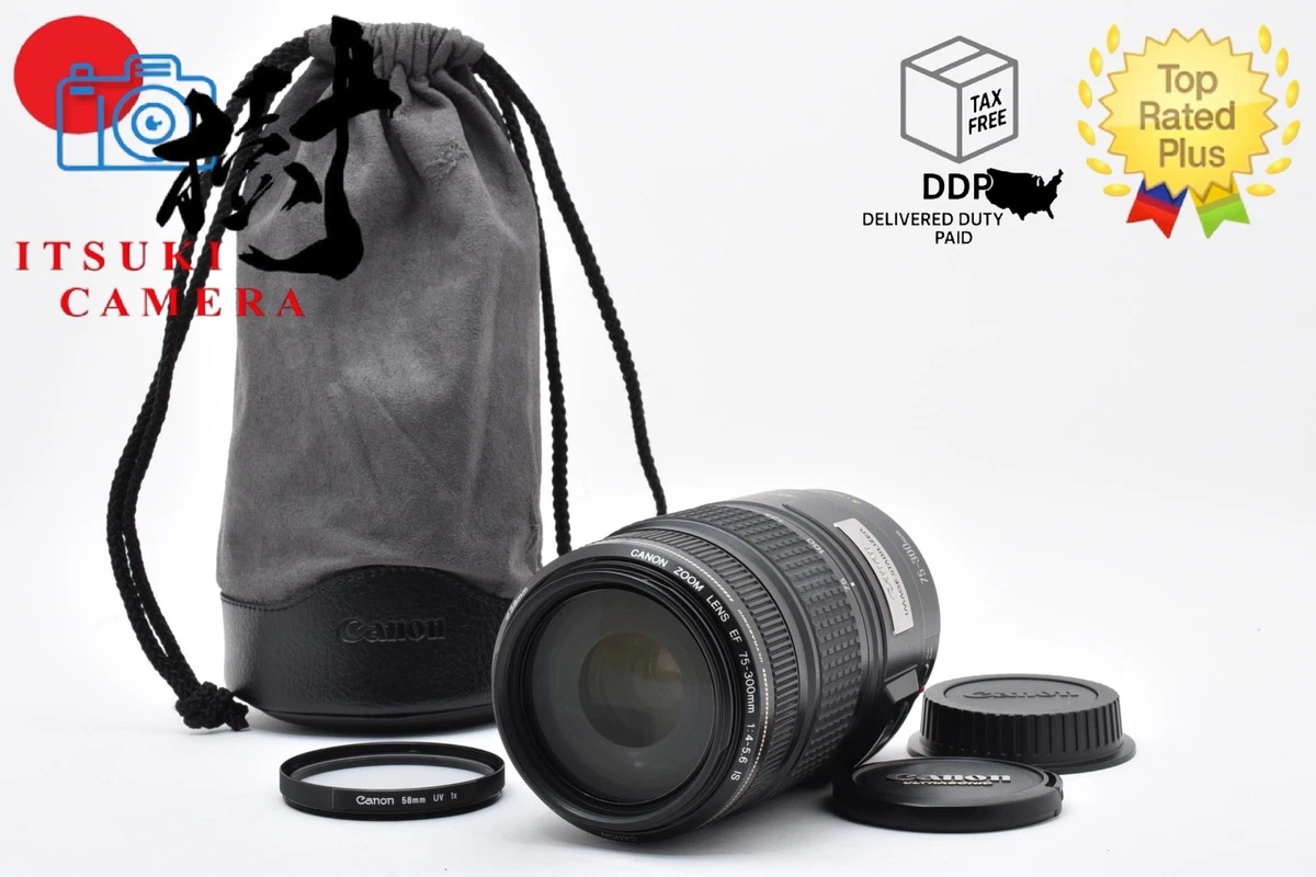 CANON image stabilizer 75-300 専用ケース付き Canon EF 75-300mm Image Stabilization Camera Lenses for sale - eBay