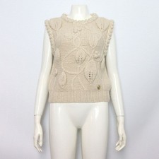 CHANEL Kaschmir Strick Top Damen Trägershirt AA57834 152317819