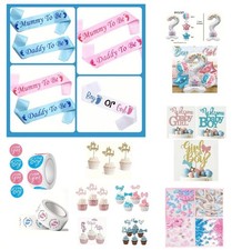 Baby Shower/Gender Reveal/Welcome Baby  Accessories (Pink & Blue)