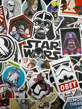 Retro Star Wars Stickers: Great For Party Favors, Notebooks More US Seller