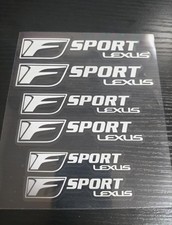 Lexus F Sport Heat-Resistant Caliper Decal Sticker Set for LS RX NX GS ES