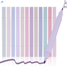 EooUooIP Dual Tip Aesthetic Bible Highlighters, 1 Count Pack of 12 , Pastel