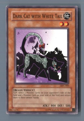 Dark Cat with White Tail MFC-083 Magician's Force Yu-Gi-Oh LP