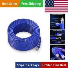 Cat 6 Ethernet Cable Outdoor Waterproof Network Internet Direct Burial 300 FT