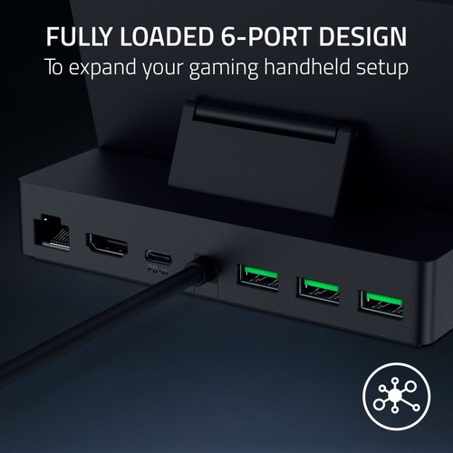 Razer Handheld Dock Chroma HDMI & USB Charging Hub für mobiles Gaming oder Tablet - Bild 2 von 8