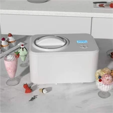 Ice Cream Maker COWSAR 1.5 Qt Automatic Compressor Machine No Pre-Freeze Frozen
