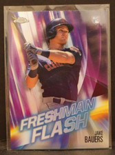 JAKE BAUERS—2019 Topps Chrome Freshman Flash #FF-5—ROOKIE CARD