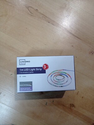 Livarno Home 1m LED Lichtleiste in 4 Farben stimmungsvolle Hintergrundbeleuchtung