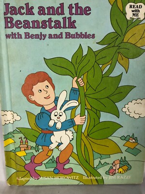 1978 ~ Jack and the Beanstalk with Benjy and Bubbles  ~Read with Me Book       L