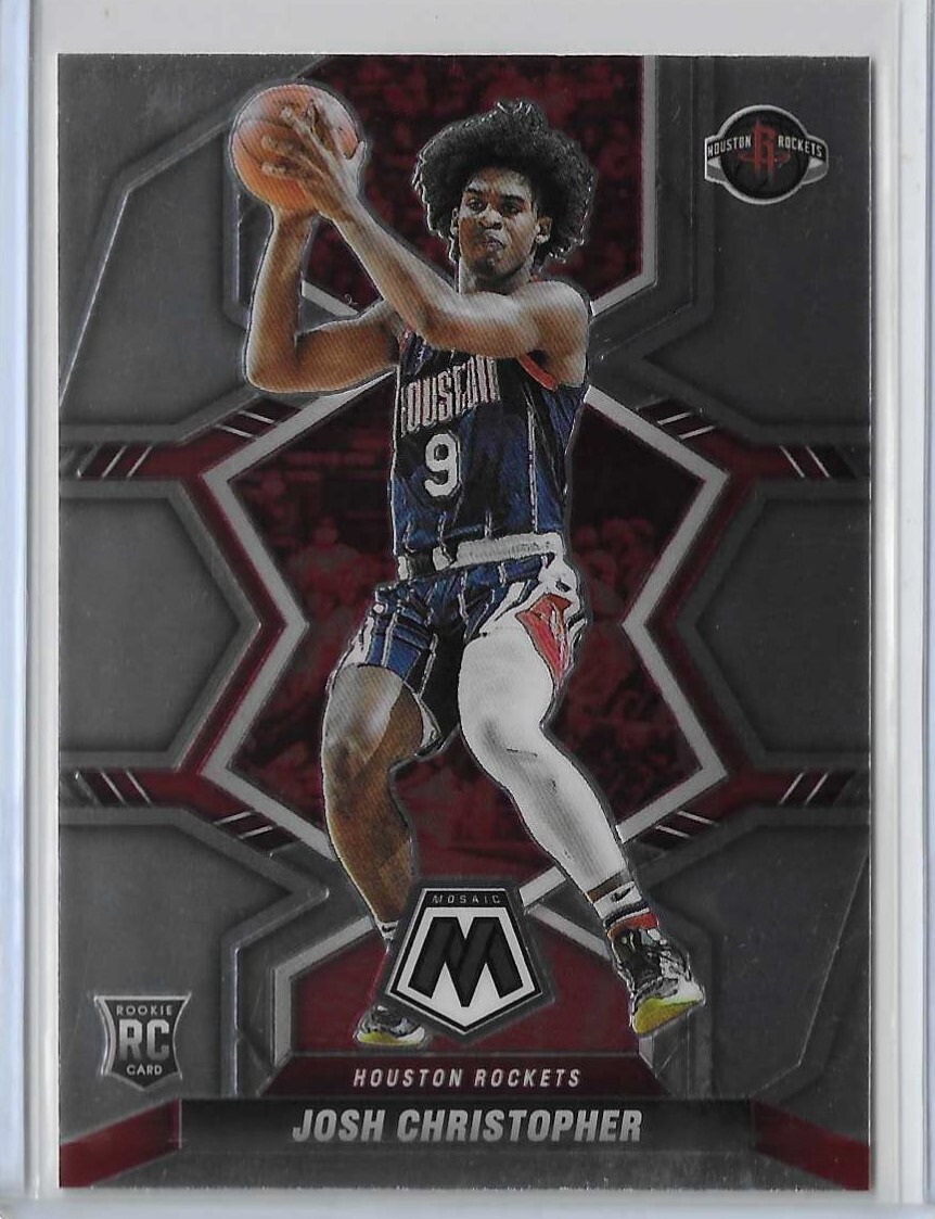 2021-22 Panini Mosaic Basketball Josh Christopher Rookie #224 Houston Rockets RC