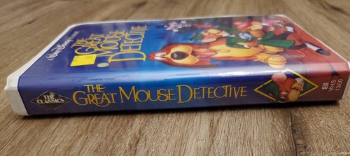 The Great Mouse Detective VHS 1992 black diamond Clamshell Case Collectible - Picture 5 of 5
