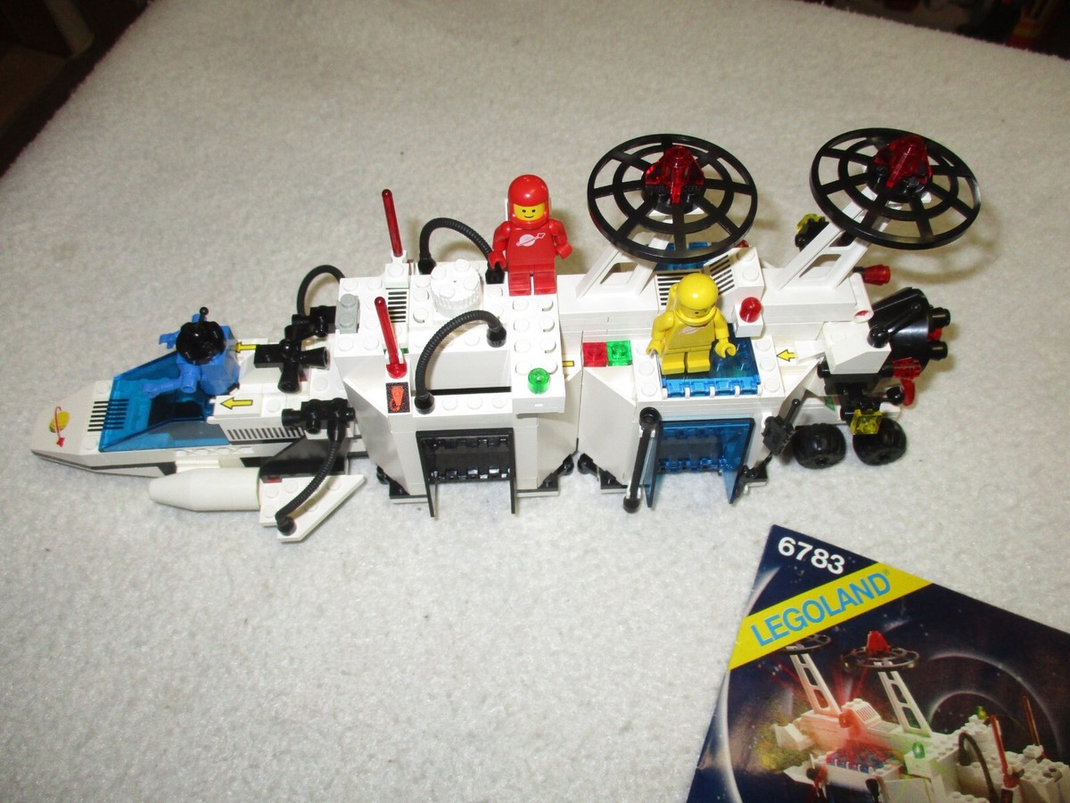 LEGO SPACE 6783 CLASSIC SONAR TRANSMITTING CRUISER MANUAL POLICE