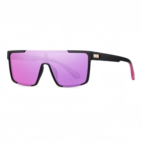 Women's Comfort Fit One-piece Shield Lens Streetwear Oversized Sports Sunglasses - Picture 43 of 78