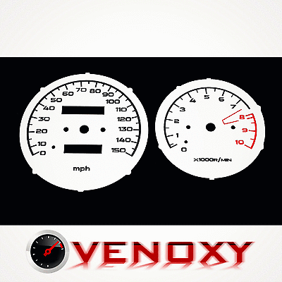 Aprilia ETV 1000 Caponord KM/H Replacement Instrument Cluster Black Gauge Faces Aprilia ETV 1000 Caponord KM/H Replacement Instrument Cluster Black Gauge Faces