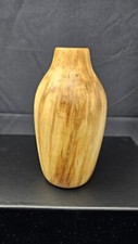 Aspen Tree Wyoming Turned Wood Vase Hand Crafted MCM
