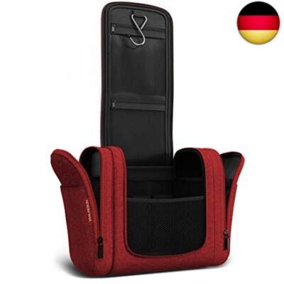 Kulturbeutel XXL [9 Liter Stauraum, Design 2024] Kulturtasche,  Kosmetiktasche