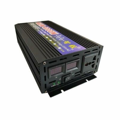 Pure Sine Wave Inverter DC 12V 24V To AC 220V Voltage Converter 2000-3000W 4000W