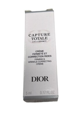 Dior  Capture Totale C.E.L.L. ENERGY Firming Wrinkle Correcting Creme 5ml 0.17oz