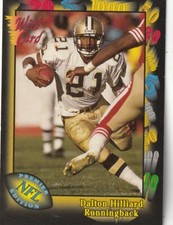 FREE SHIPPING-MINT-1991 Wild Card  #140 Dalton Hilliard New Orleans Saints