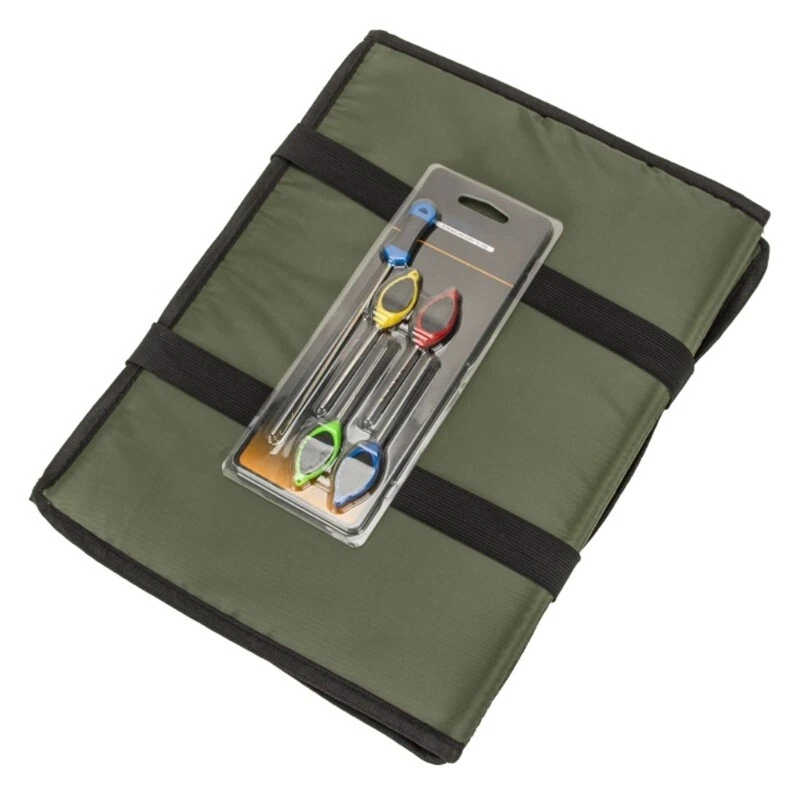 Fishing Unhooking Mat with Baiting Needle Weigh Slings Mat Fishing Accessories