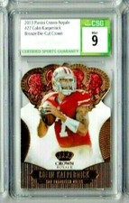 2013 Panini Crown Royale Colin Kaepernick Bronze Die-Cut Crown CSG 9