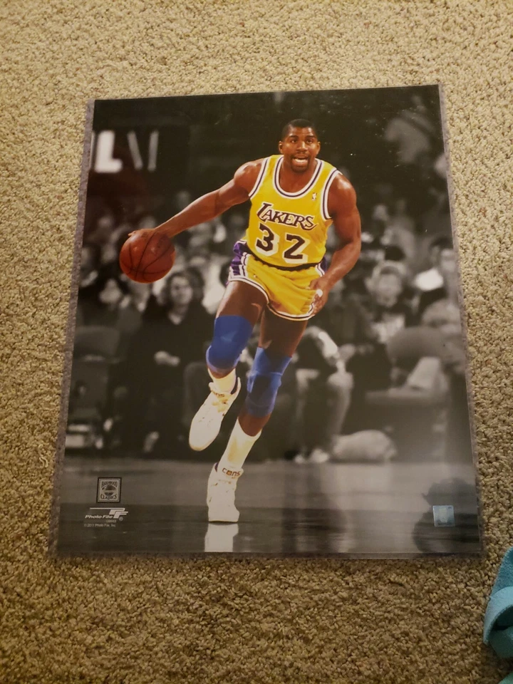 Archivo de fotos NBA Magic Johnson Los Angeles Lakers 16x20 foto Foto 2 de 2