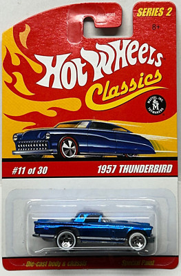 Hot Wheels Series 2 Classics 1957 THUNDERBIRD (Blue) 